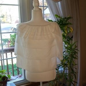 Beautiful and comfy Ladies sheer  blouse